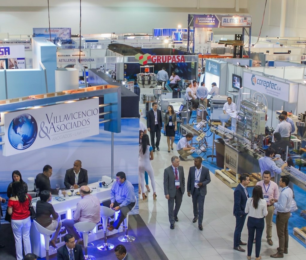 Piso de exhibición de una expo Xpocorp
